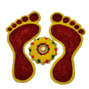 divine paduka mat red